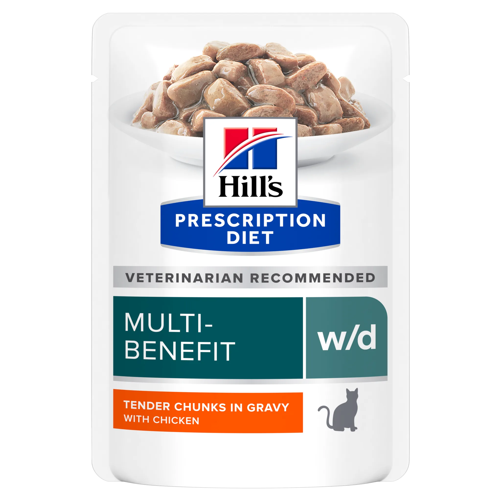 Hill's Prescription Diet 314325000 W/D Multi-Benefit cu Carne de Pui Pisici 1.02kg