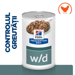 Hill's Prescription Diet W/D cu Pui Câini 370g