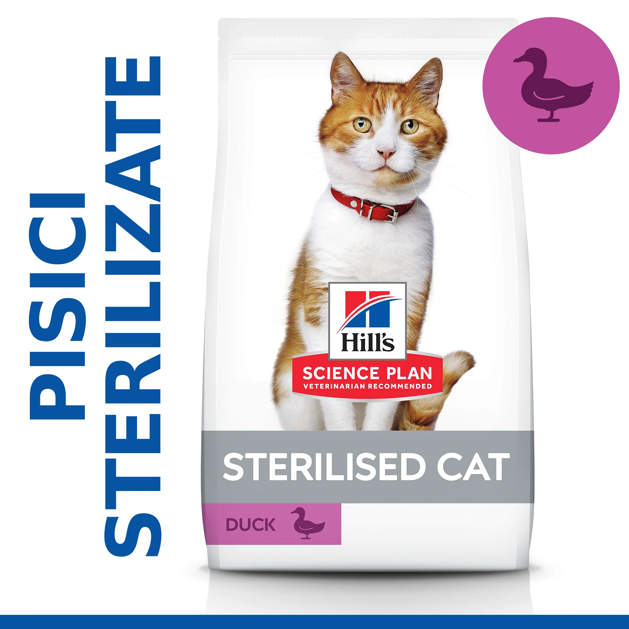 Hill's Science Plan Sterilised Cat Adult cu Rață Pisici 10kg