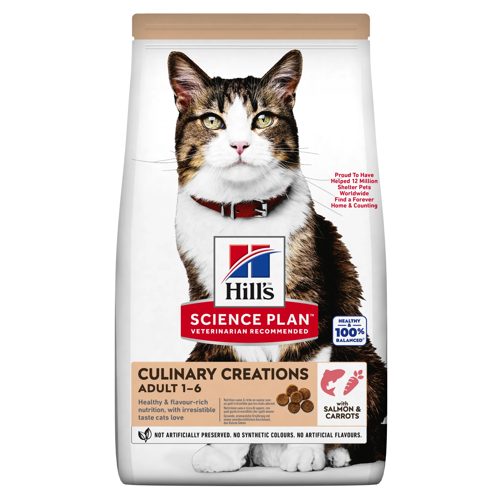 Hill's Science Plan Culinary Creations cu Somon și Morcovi Pisici 1.5kg