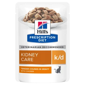 Hill's Prescription Diet K/D cu Pui Pisici 85g