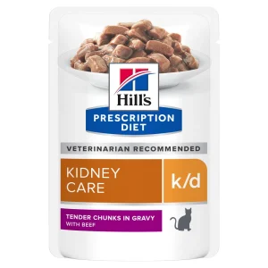 Hill's Prescription Diet K/D cu Vită Pisici 85g
