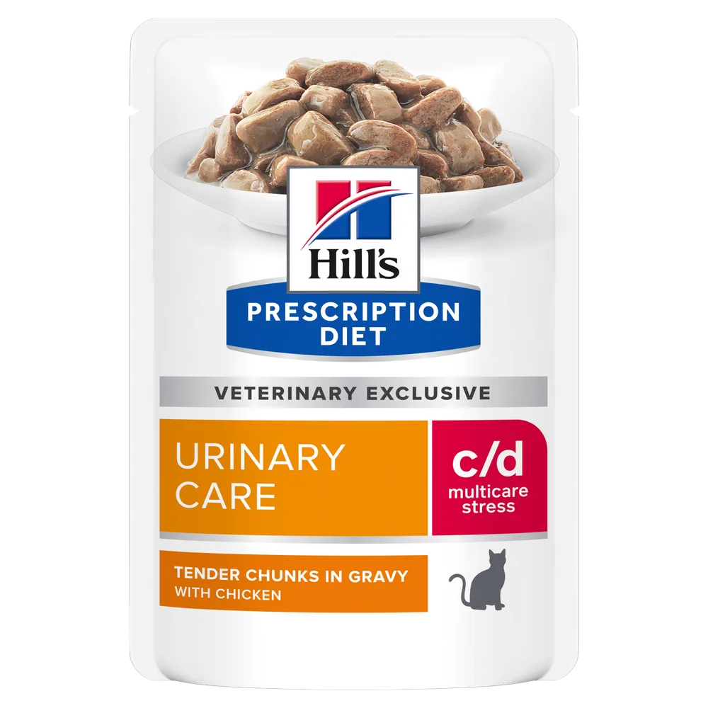 Hill's Prescription Diet C/D Multicare Stress cu Pui Pisici 1.02kg