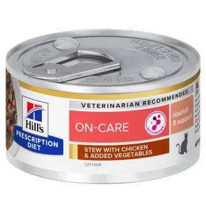 Hill's Prescription Diet On-Care Tocăniță cu Pui și Legume Adăugate Pisici 82g