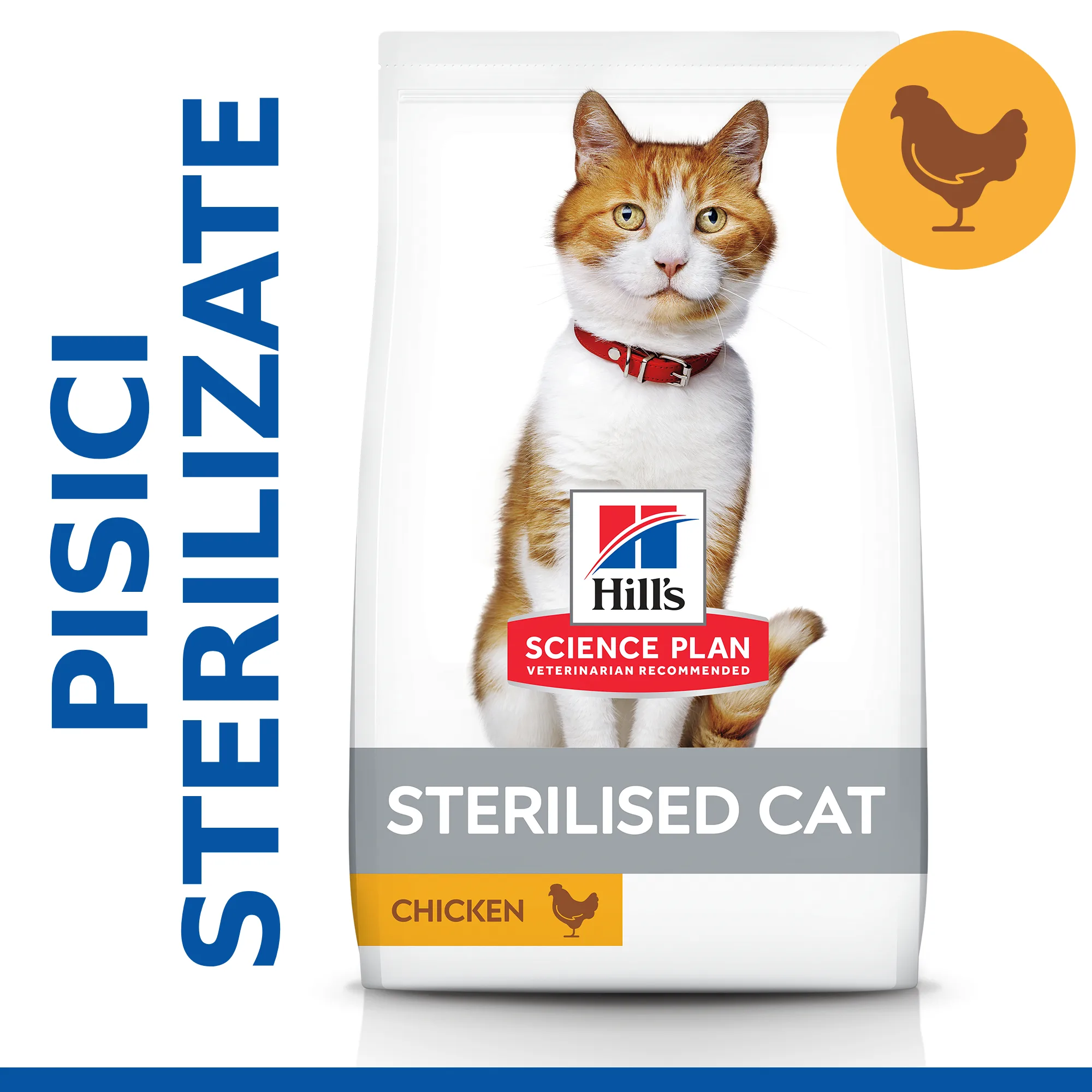 Hill's Science Plan Sterilised Cat Adult cu Pui Pisici 1.5kg