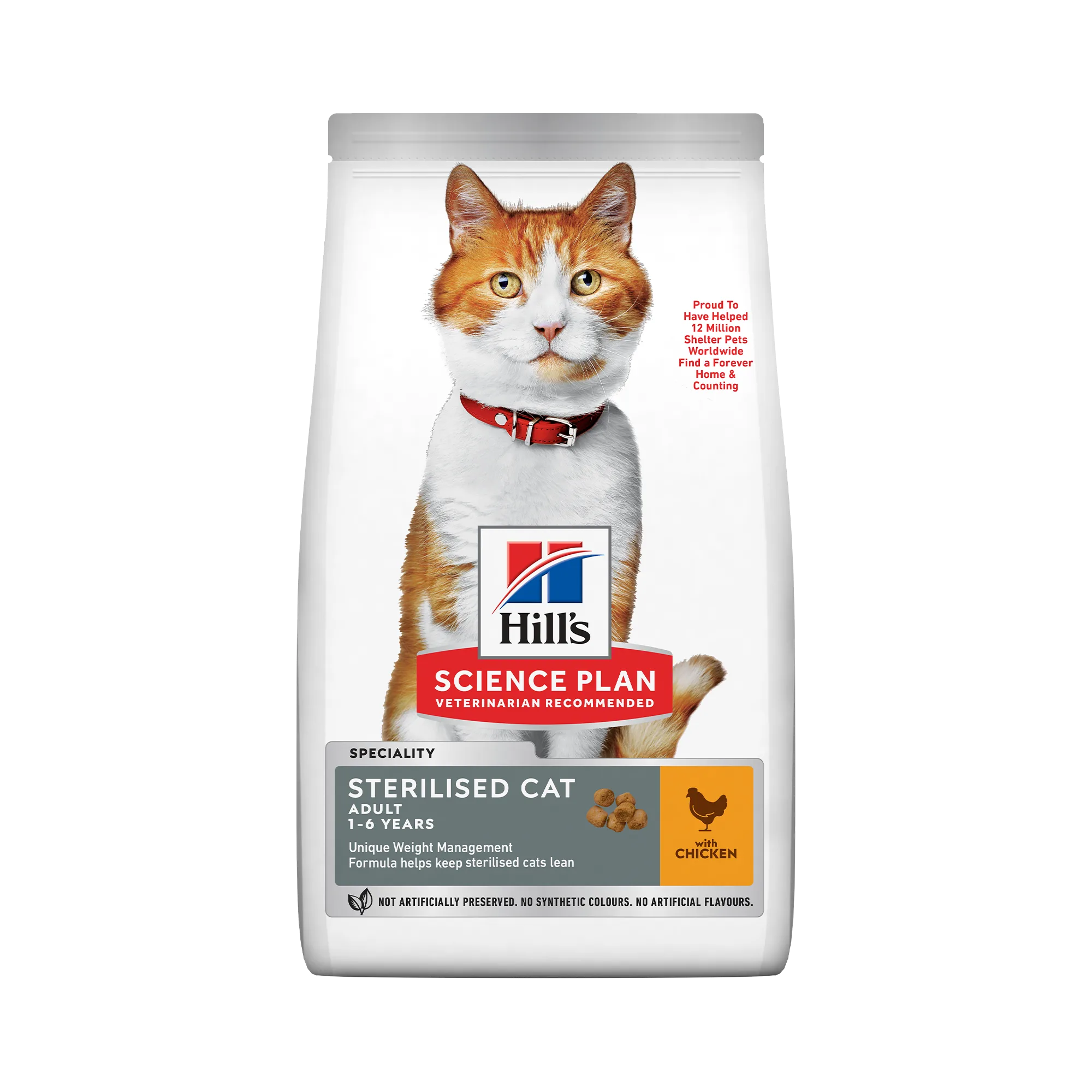 Hill's Science Plan Sterilised Cat Adult cu Pui Pisici 1.5kg