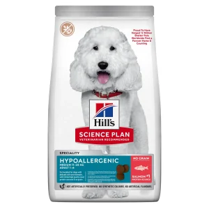 Hill's Science Plan Hypoallergenic Adult Medium cu Somon Câini 2.5kg