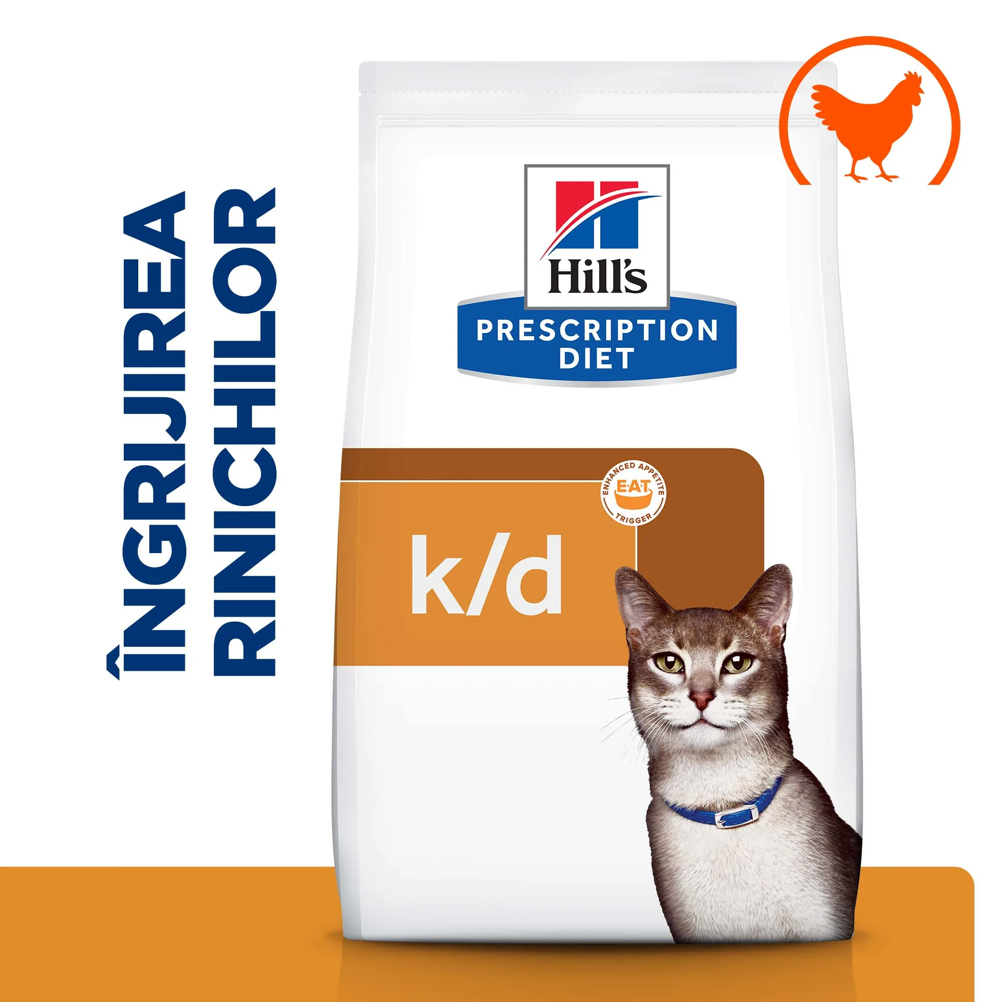 Hill's Prescription Diet K/D cu Pui Pisici 300g